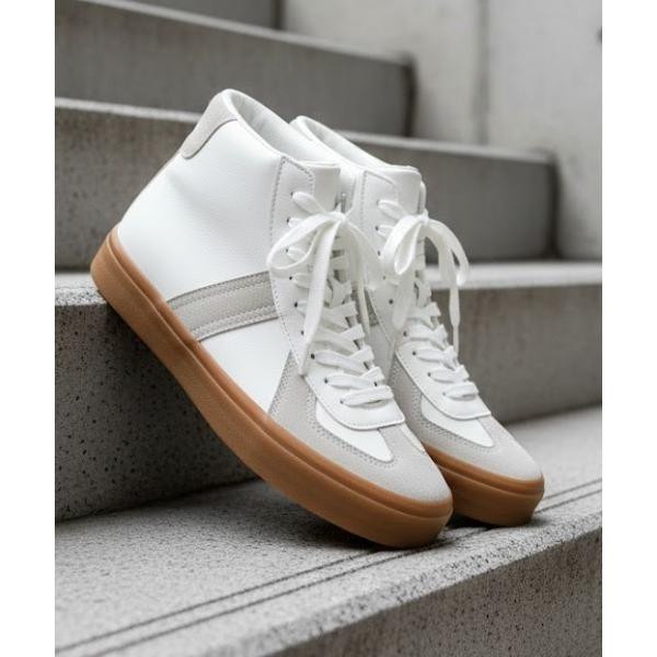 スニーカー GERMAN TRAINER バルカナイズド製法 ハイカット  ジャーマントレーナー　ユ...