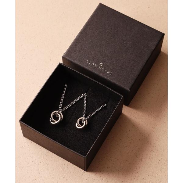 ネックレス 「限定展開」“THE EDGE”シグネチャーカッティングダブルリングペアネックレス/スペ...