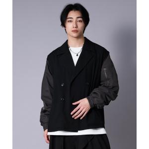 Jackman（ジャックマン） ジャケット ノーカラージャケット Dotsume UF