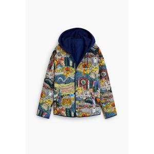 新品✨タグ付き♪定価17,900円　デシグアル　フード付き　トレーナー　大特価 Desigual（デシグアル） トレーナー スウェット 風景柄のフード付き