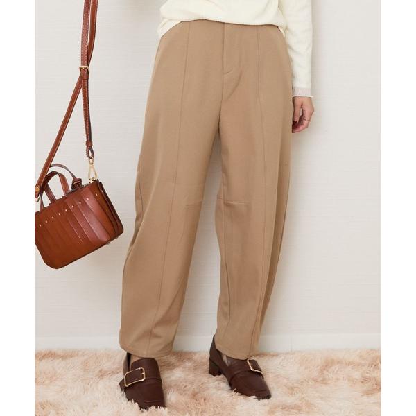 パンツ 「JETSET SOLO PLUS」裏起毛ストレッチカーブパンツ レディース