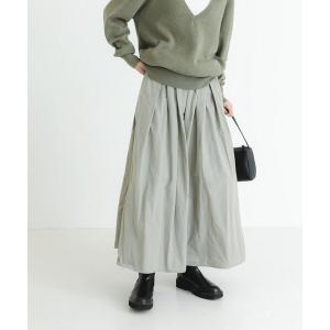 スカート メモリータフタボリュームスカート