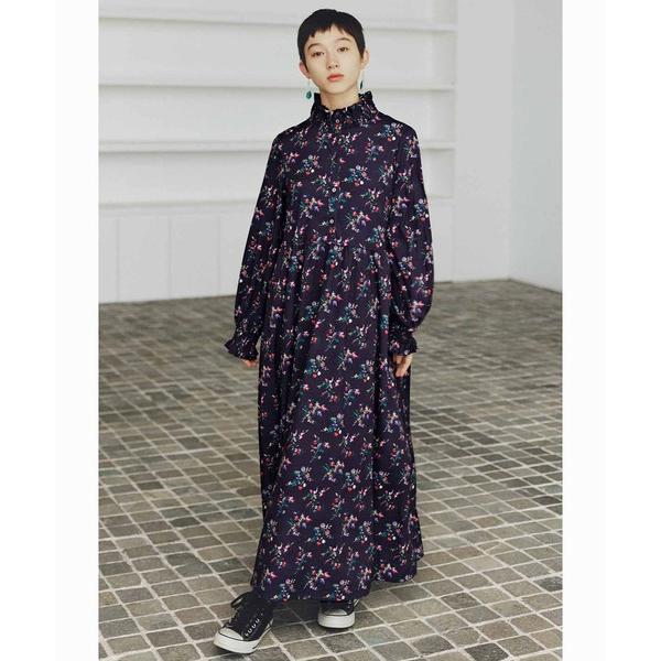 ワンピース ＭＥＤＥ１９Ｆ　ミュルーズモダン「「ミュルーズ染織美術館」アーカイブコレクション」プリン...