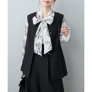 ブラウス シャツ オケージョン対応可 / シアー...の商品画像