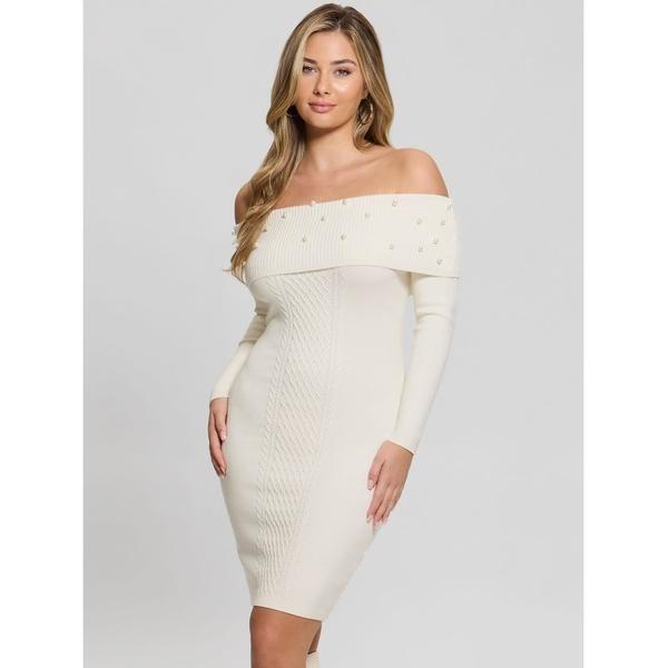 ワンピース LS Off Shoulder Amber Cable Dress ワンピース