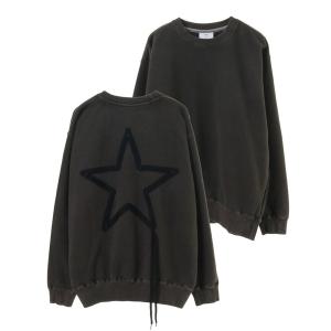 トレーナー スウェット PIGMENT DYE SPINDLE STAR SWEAT レディース メンズ