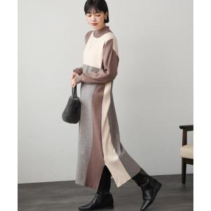 ワンピース 前後2WAYCRAZYパネル細見えワンピース