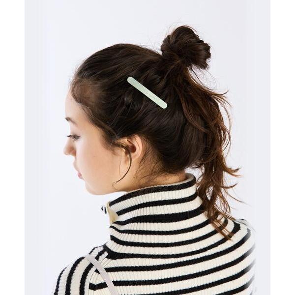 ロゴ ヘアバレッタ