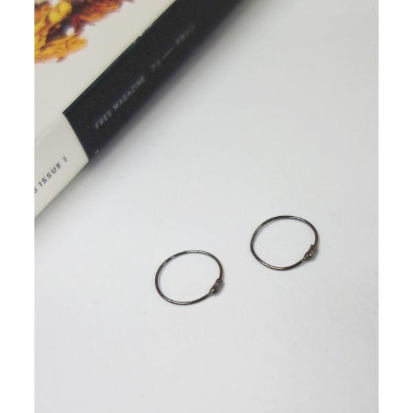 ピアス カーリーポイントフープリングピアス/ペア(RO) メンズ レディース