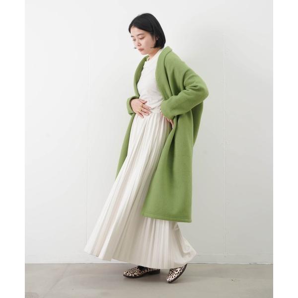 「LUCA/LADY LUCK LUCA」 コート FREE ライトグリーン レディース