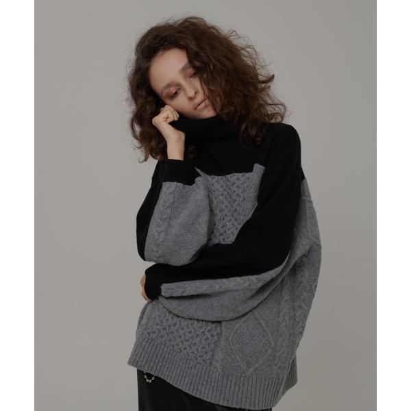ニット セーター THEODORIC.dy Toggle Cable Pullover トグルケーブ...