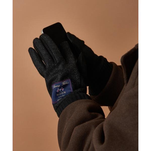 手袋 「SETUP7」スマホ対応 ACジャージニットカフス裏ボア手袋 WINGI メンズ レディース