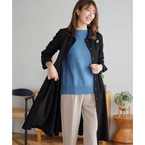 ステンカラーコート コート ステンカラードレスコート レディース