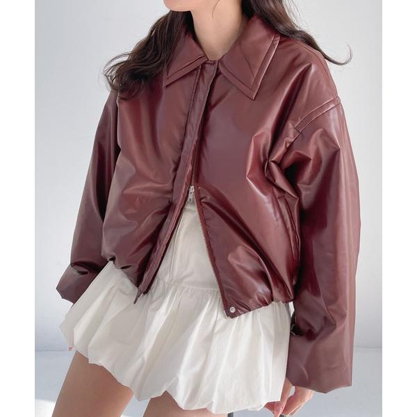 ブルゾン アウター ショート中綿ブルゾン  283646 レディース