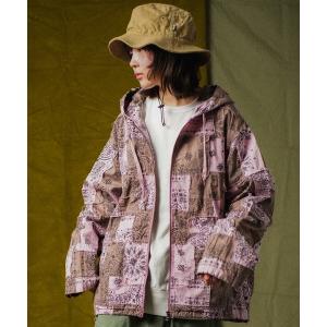 パーカー Universal Style Wear HAV-A-HANK ハバハンク パッチワーク フーディー メンズ レディース