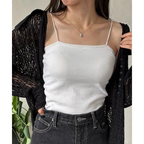 キャミソール 「S・Mサイズ展開あり」1ストラップカップ付キャミ