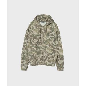 パーカー CONZ別注 Carne Camo ZIP HOODY/ジップアップフーディ/カモ柄/carne bollente メンズ