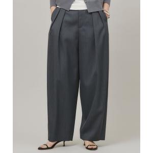 パンツ Curensology(カレンソロジー)/ドスキンツータックパンツ レディース