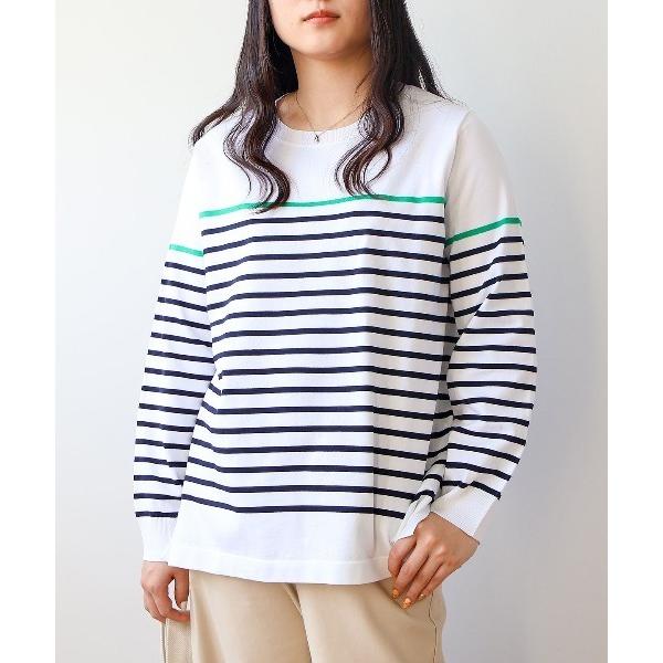 ブラウス シャツ 「L〜5L 大きいサイズ」ニットバスクシャツ レディース