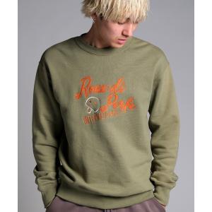 WHITESVILLE トレーナー スウェット |「別注」ダメージ クルーネック