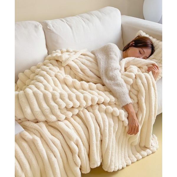 ブランケット 「100×150cm」もこもこ毛布 掛け布団 大判ブランケット