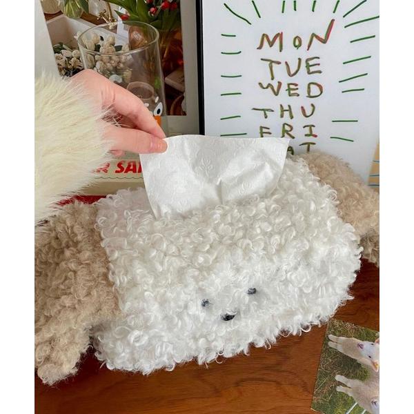 収納 わんちゃんティッシュカバー