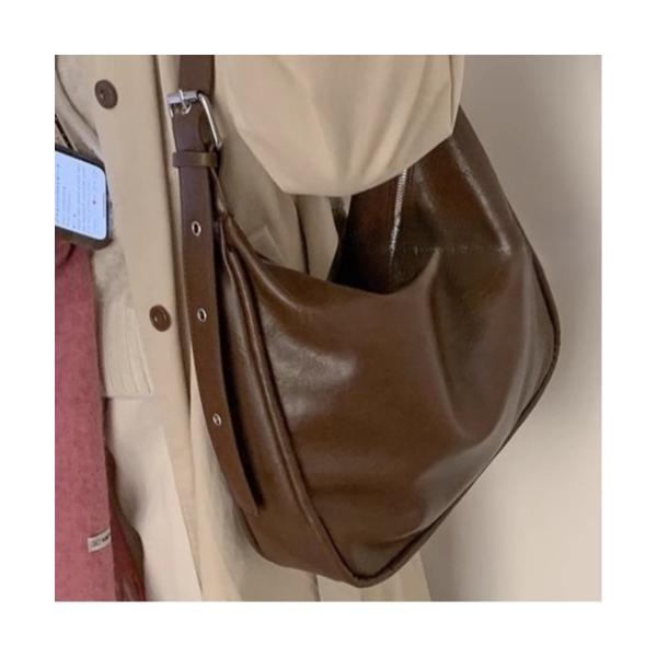 ショルダーバッグ バッグ PUレザー バックルショルダーバッグ レディース メンズ