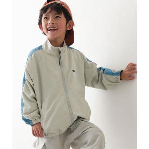 ブルゾン ジャンバー アウター 水はじく ナイロン ライントラックジャケット キッズ 子供服 男の子 女の子