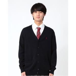 カーディガン  メンズ カーディガン 綿 7G 男子 制服 学生服 中学生 高校生 スクール キッズ 子供服 男の子