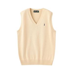 ベスト  メンズ ベスト 綿 7G 男子 制服 学生服 中学生 高校生 スクール キッズ 子供服 男の子