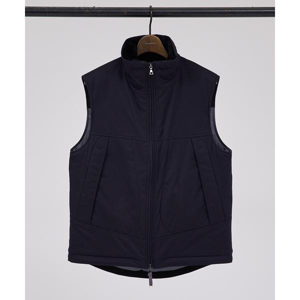 ダウンベスト ベスト 「軽量/ストレッチ」シャンブレー 中綿 ベスト メンズ