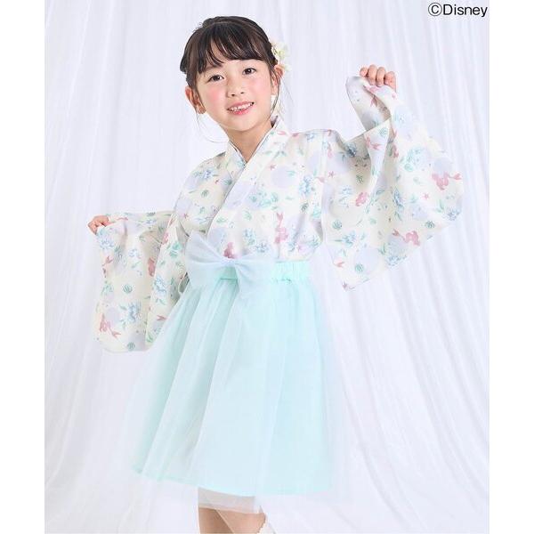 着物 ディズニーキャラクター/プリンセス 簡単おめかしチュール袴 キッズ 子供 女の子