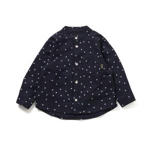 ブラウス シャツ 入学式 入園式 卒業式 「フォーマル対応」スタンドカラーシャツ キッズ 子供服 男の子 女の子