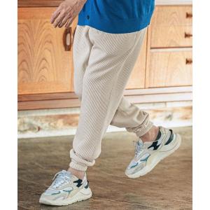 パンツ mp13113-Jacquard Cut sew Balloon Silhouette Jogger Pants ジョガーパンツ メンズ