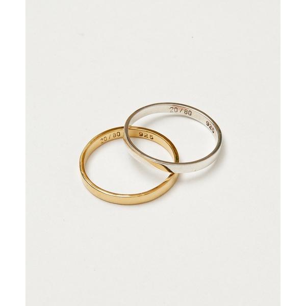 指輪 リング 「20/80」トゥエンティーエイティー/ STERLING SILVER DOUBLE...