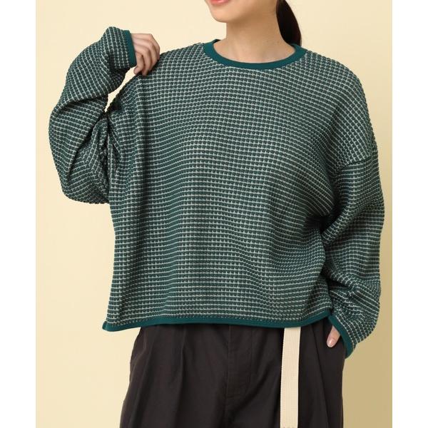 tシャツ M2362 two-tone waffle プルオーバー レディース