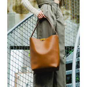 トートバッグ 「本革」 ワンハンドル バケツバッグ 大容量 A4サイズ収納可 レディース