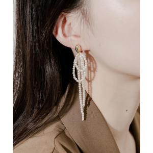 イヤリング メタルパールループイヤリング レディースの買取情報