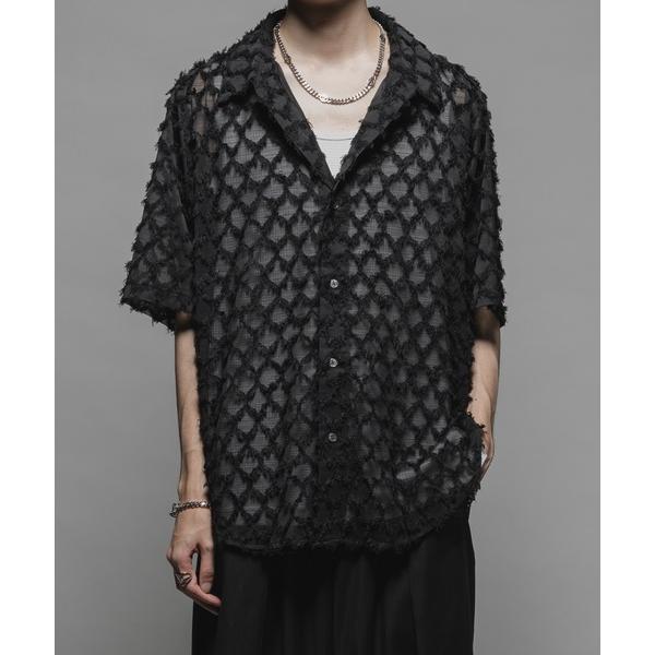 シャツ Various loose shirts -fringe sheer- /バリアスルーズシャ...