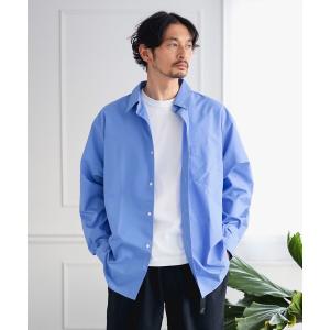 シャツ ポリエステル ブロード レギュラーカラー シャツ メンズ レディース