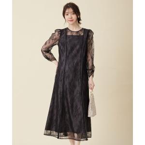 ANY SIS（エニィスィス） ドレス 「Lily Calin」ラインエンブロイ