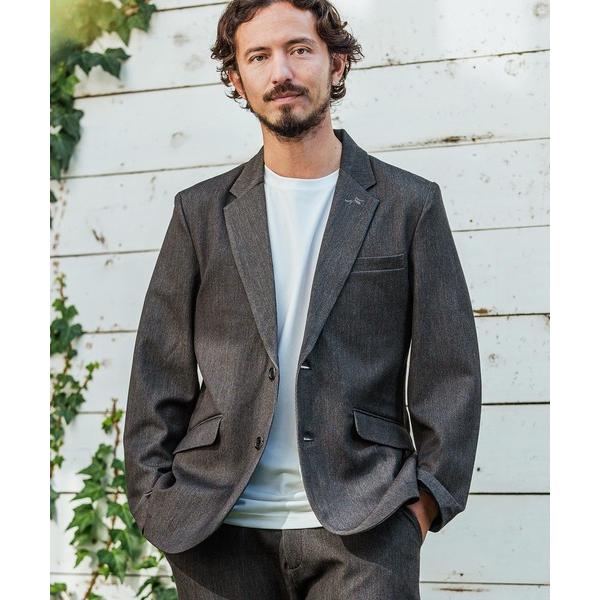 ジャケット テーラードジャケット mj10472-テーラードジャケット-デニムパイル メンズ