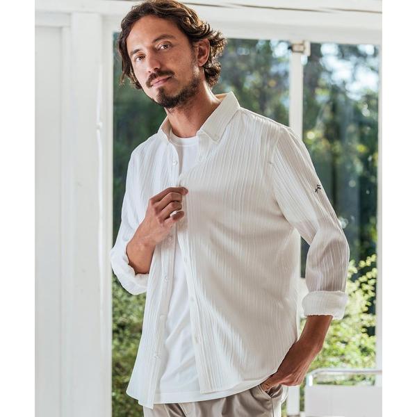 シャツ ms5906-ボタンダウン長袖シャツ-ドライクレープ メンズ