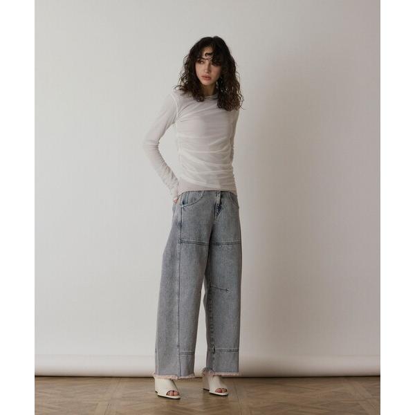 tシャツ レイヤードカットトップ レディース