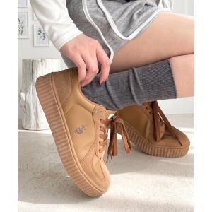 スニーカー U.S. POLO ASSN. ローカット 厚底 スニーカー レディース メンズ