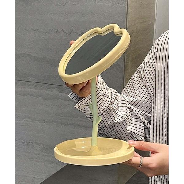 鏡 チューリップスタンドミラー