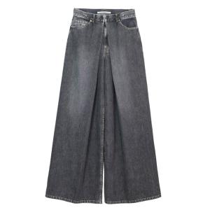ジーンズ WASHED DENIM SUPER WIDE PANTS (SHORT LENGTH) メンズ