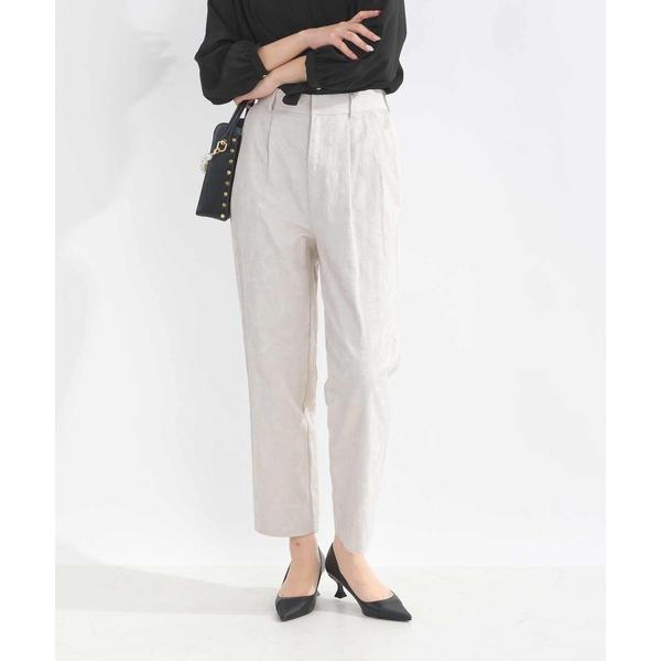 スラックス パンツ 「セットアップ対応」「HANDWASHABLE」ワンタックパンツ レディース