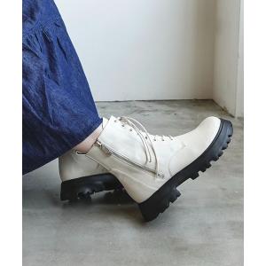 「neue marche」 ショートブーツ L アイボリー レディース