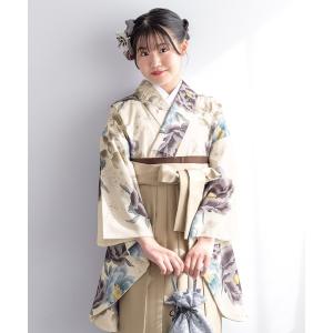 着物 floroハイジュニア袴4点セット（着物・襦袢・下帯・袴） キッズ 子供 女の子